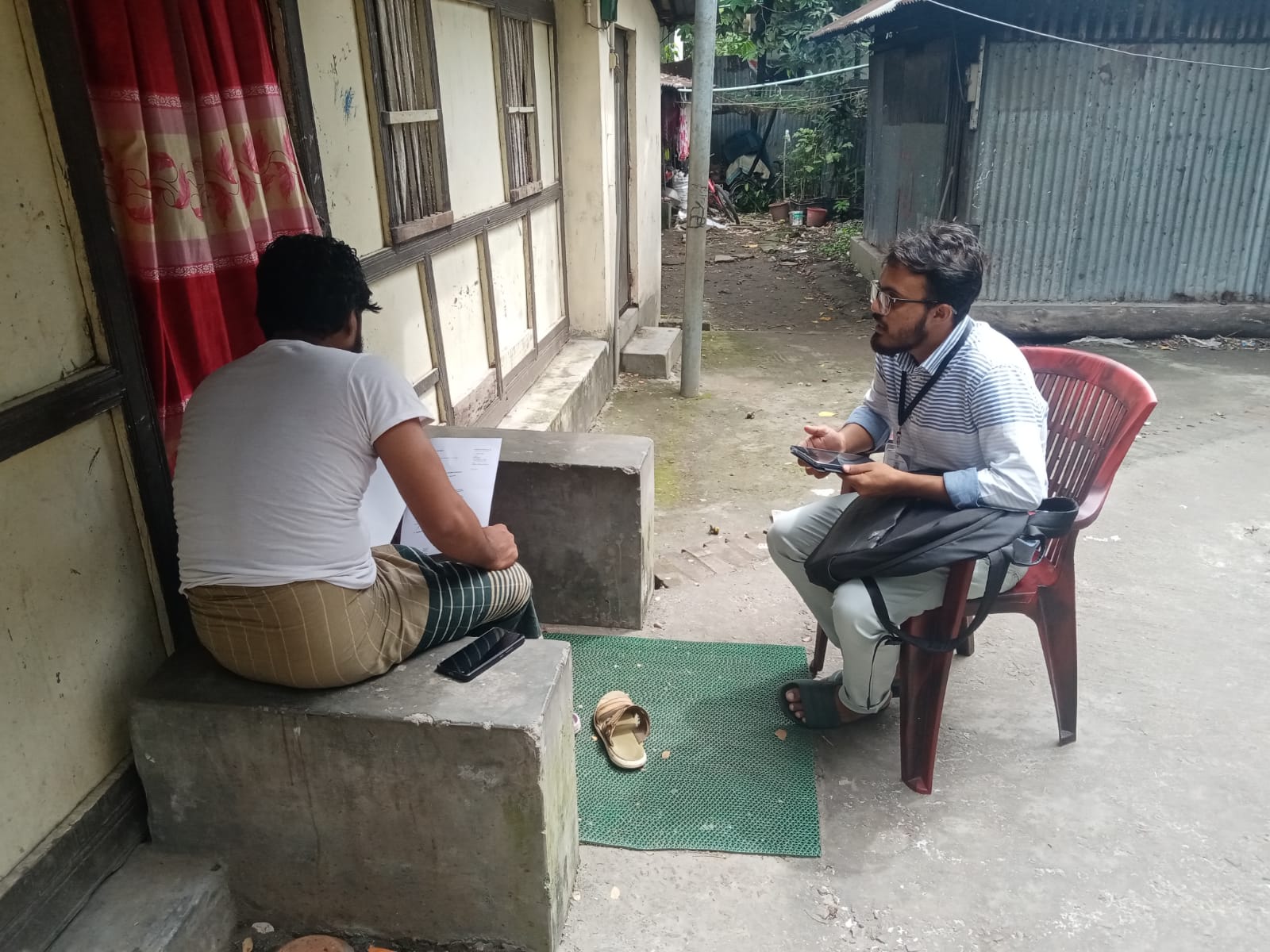 EHHD household survey in progress